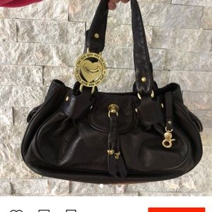Juicy Couture Black Leather Purse